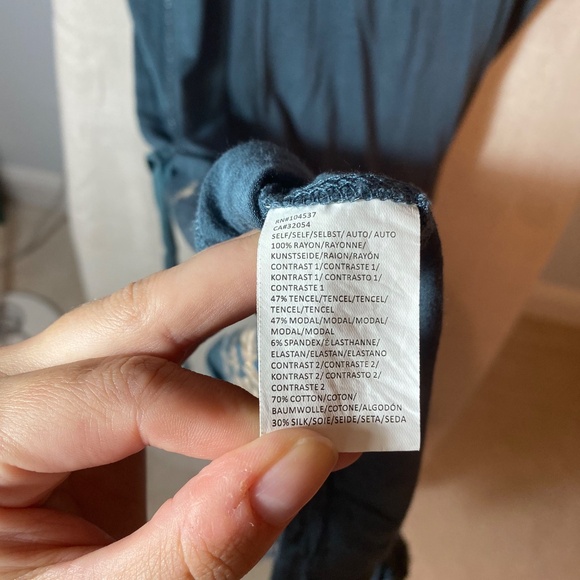 Anthropologie Embroidered Tie-waist Dress | Tiny - Picture 6 of 8